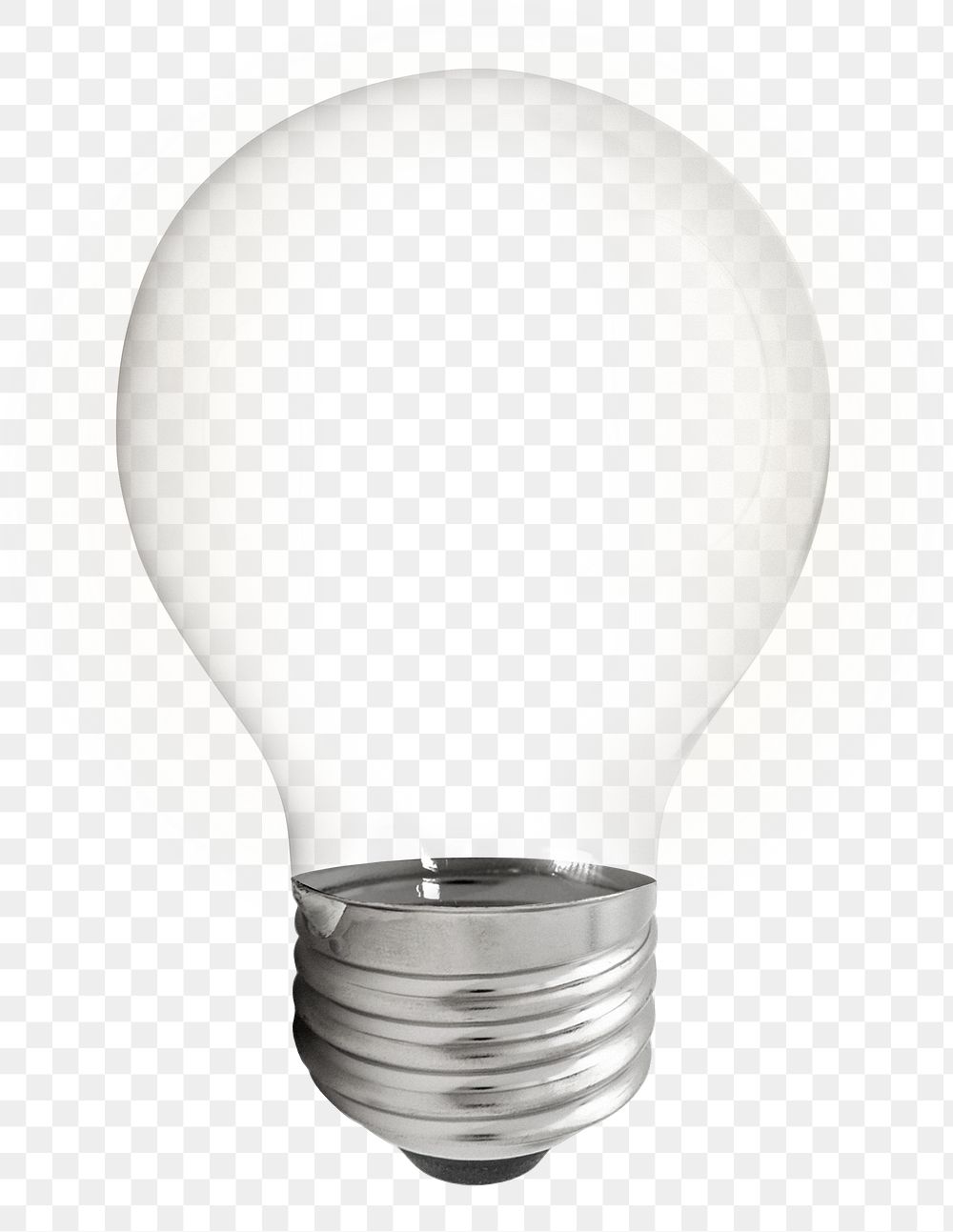 Light bulb png sticker on transparent background