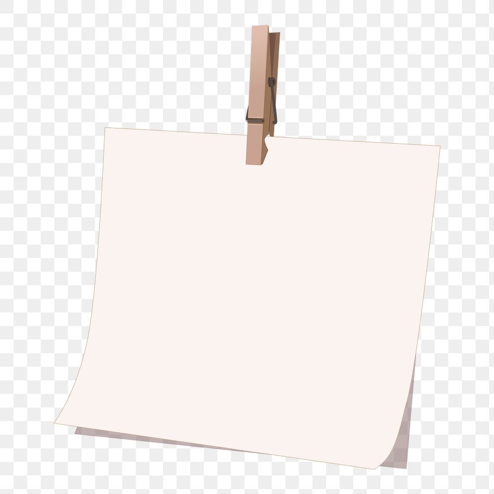 Note paper png frame sticker, stationery illustration on transparent background. Free public domain CC0 image.