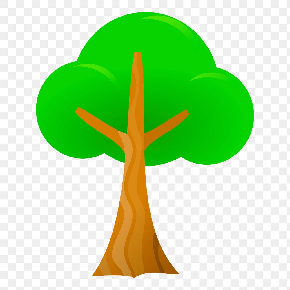 Tree png sticker, botanical illustration on transparent background. Free public domain CC0 image.