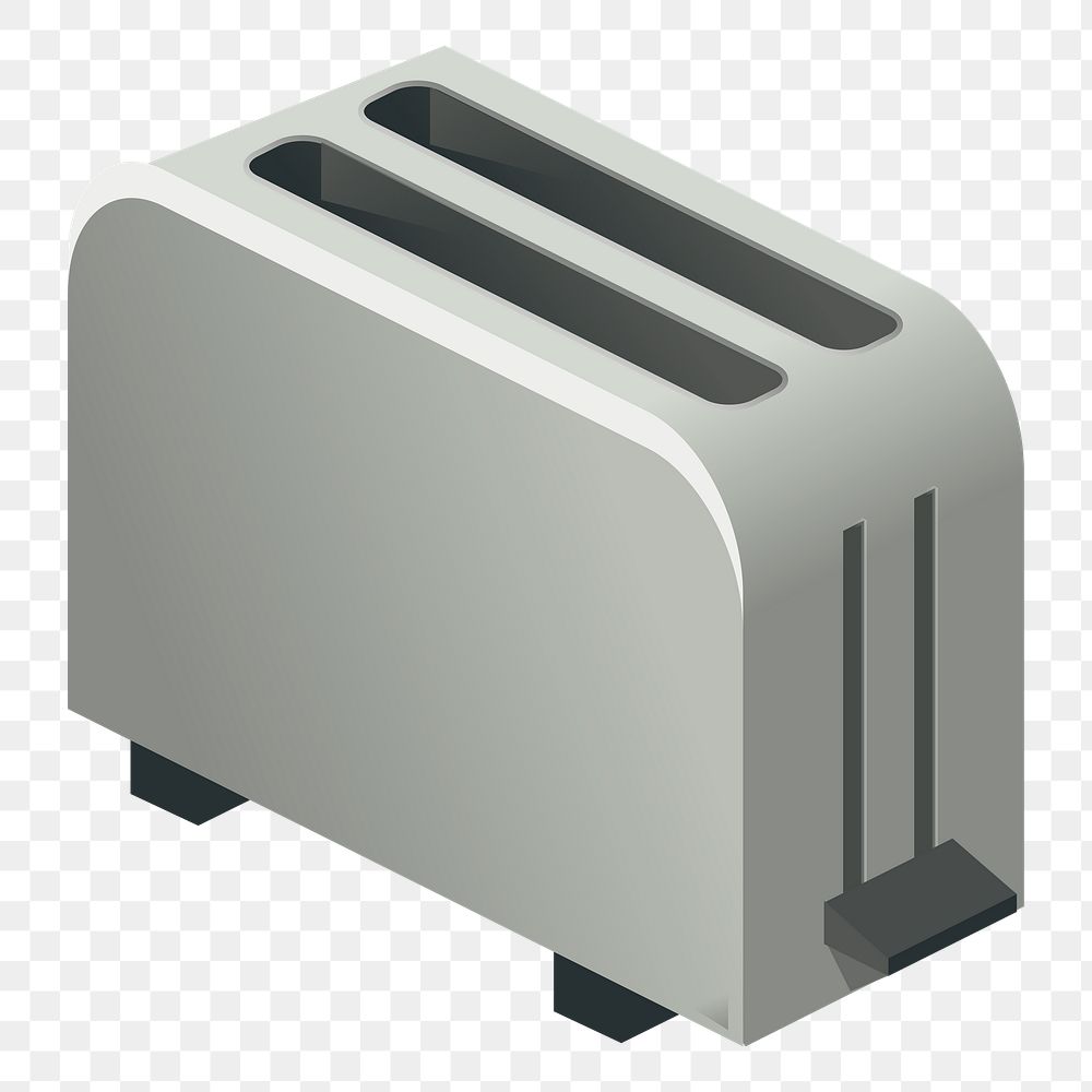 Toaster png sticker, object illustration, transparent background. Free public domain CC0 image