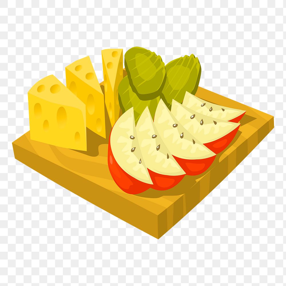 Charcuterie board png sticker, food illustration, transparent background. Free public domain CC0 image