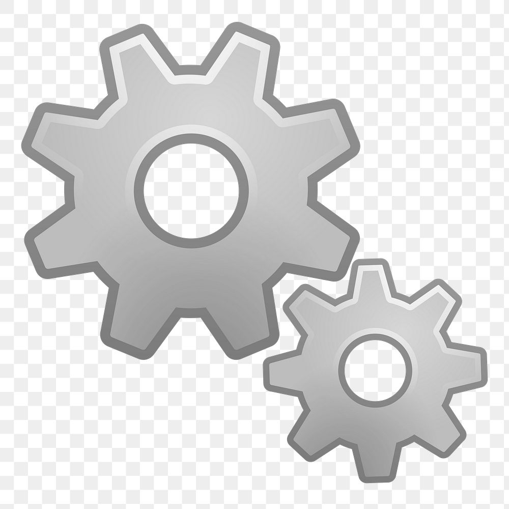 Premium Vector  Light blue background with collection of gears