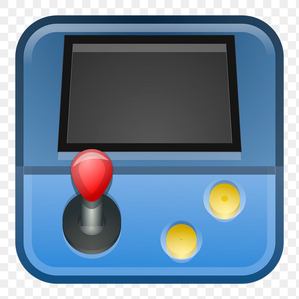 Arcade icon png sticker illustration, transparent background. Free public domain CC0 image