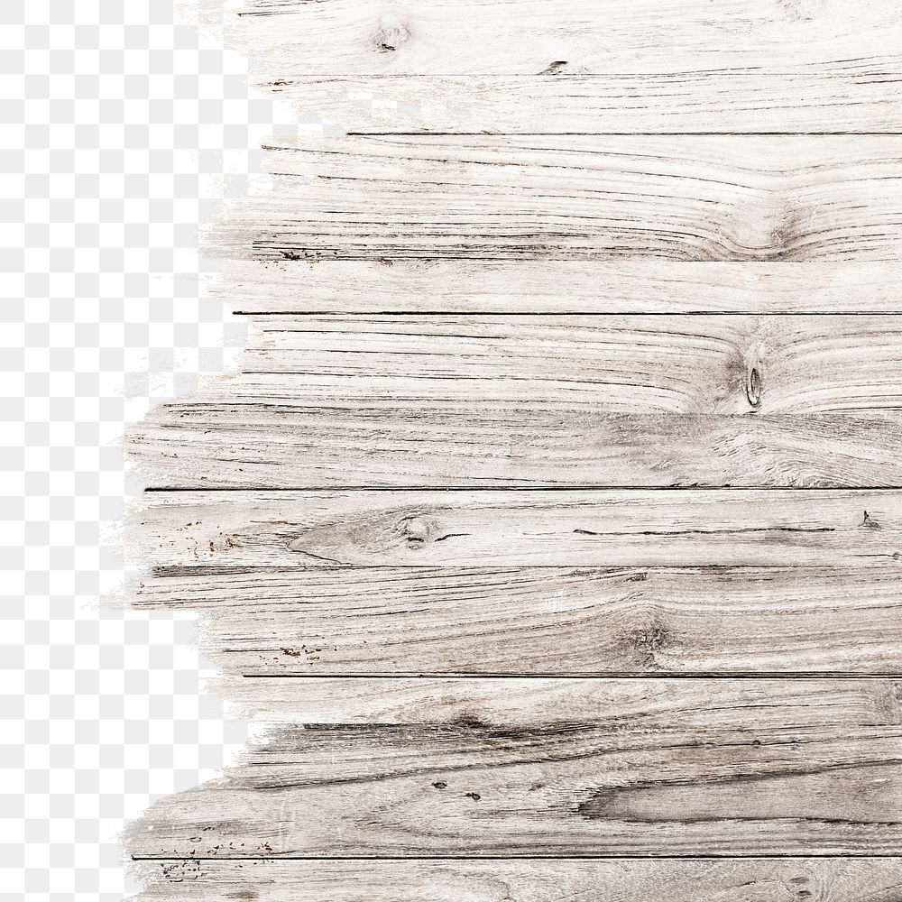 Old wood png border, transparent background