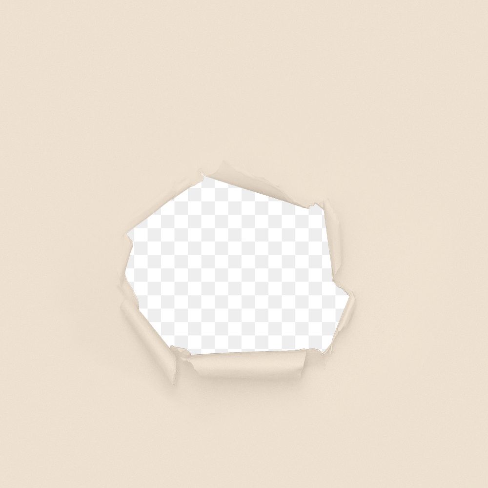 Paper hole png overlay, transparent design