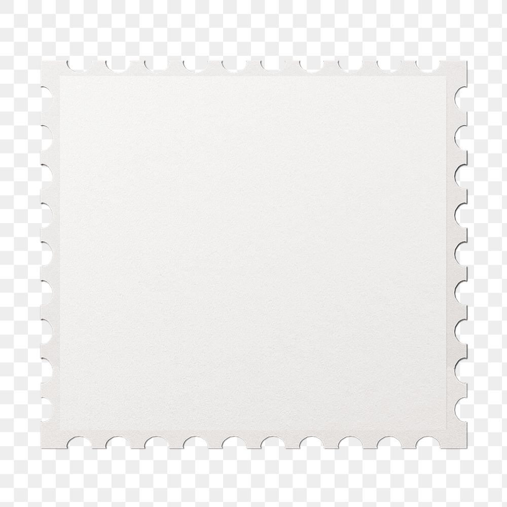 Post stamp png sticker, transparent background