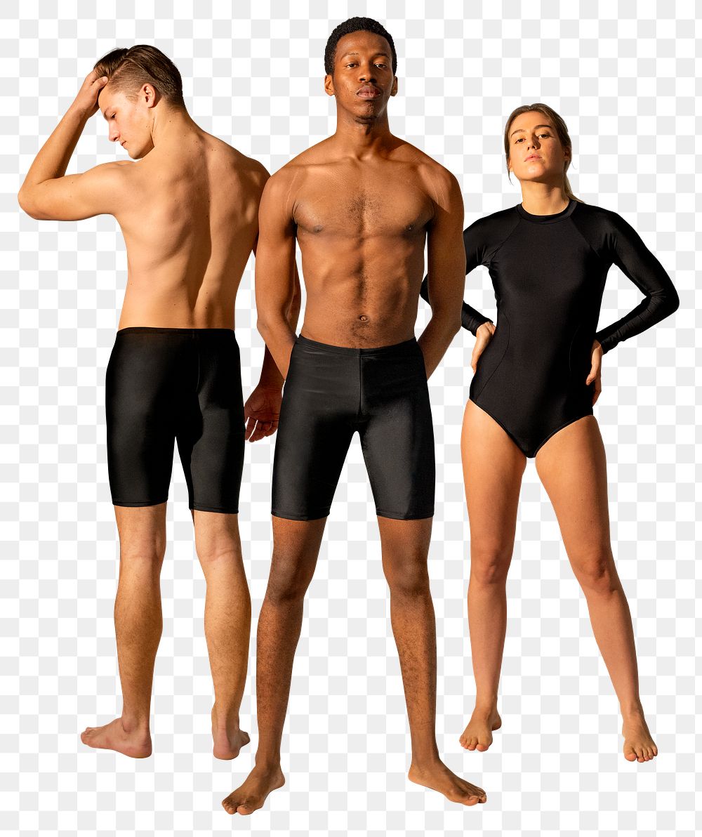 Professional swimmers png sticker, transparent background