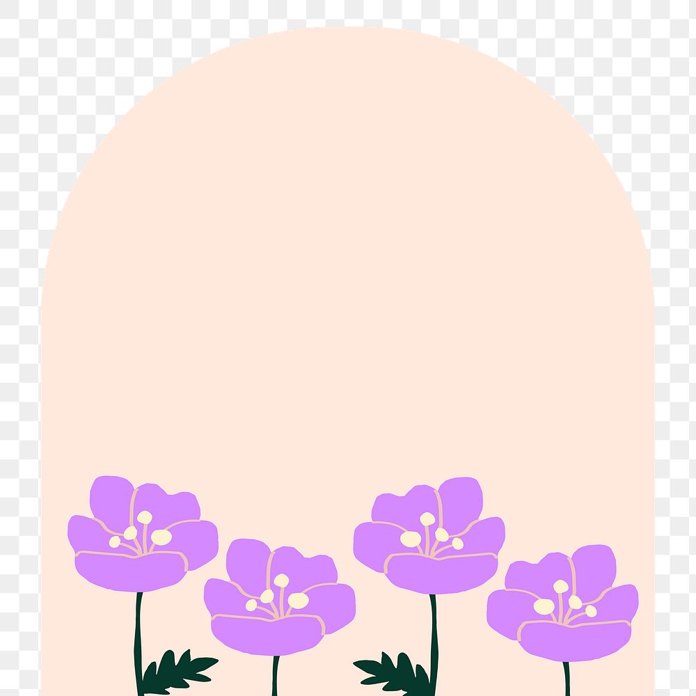 Spring flowers png sticker, transparent background