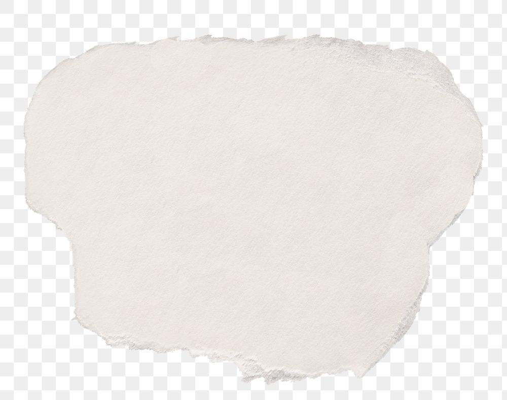 Ripped paper png cut out, digital note with copy space on transparent background