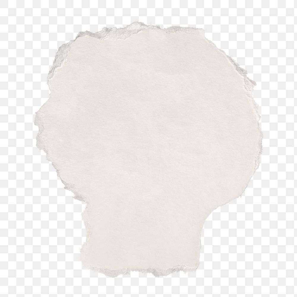 Ripped paper png cut out, digital note with copy space on transparent background