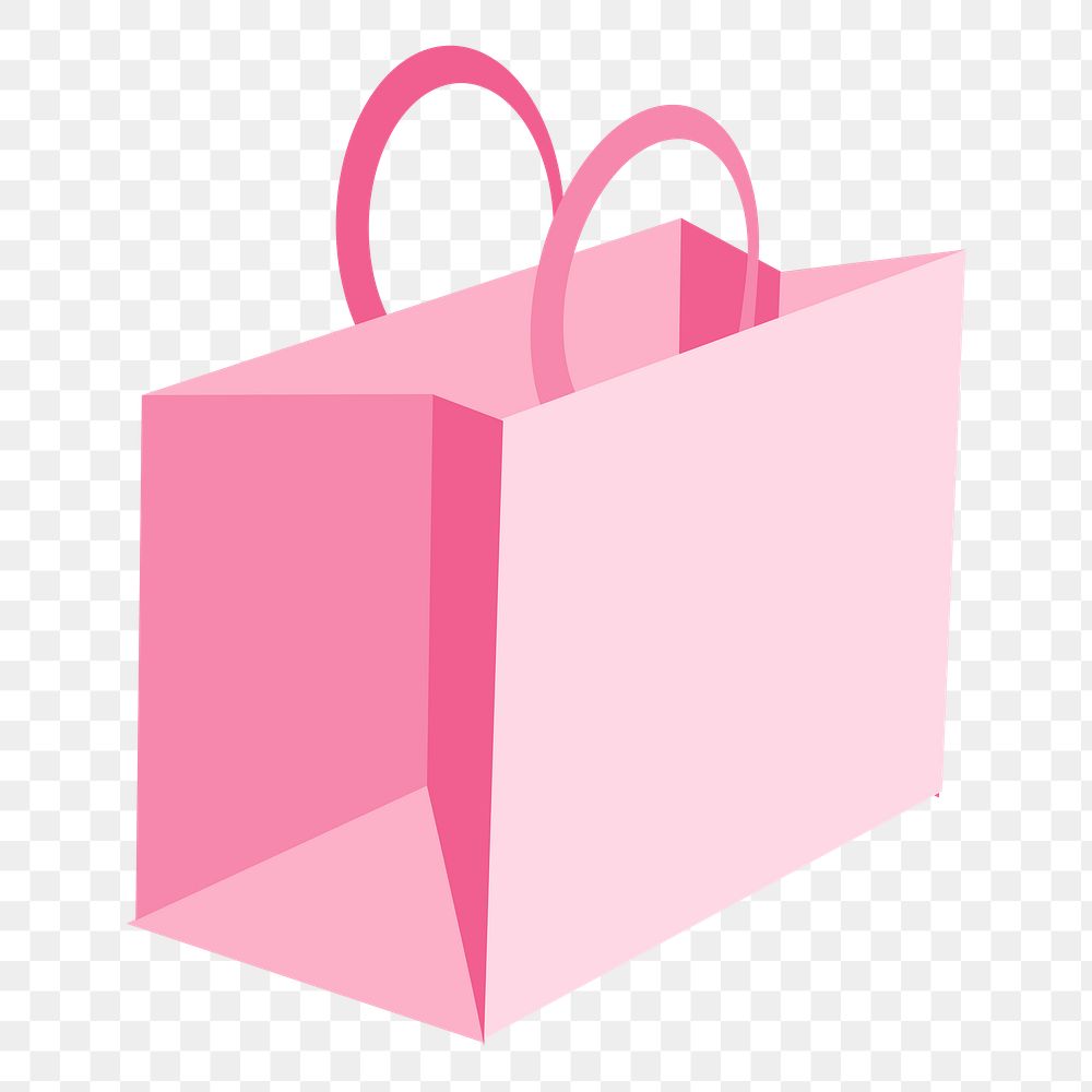 Shopping bag png sticker illustration, transparent background. Free public domain CC0 image.