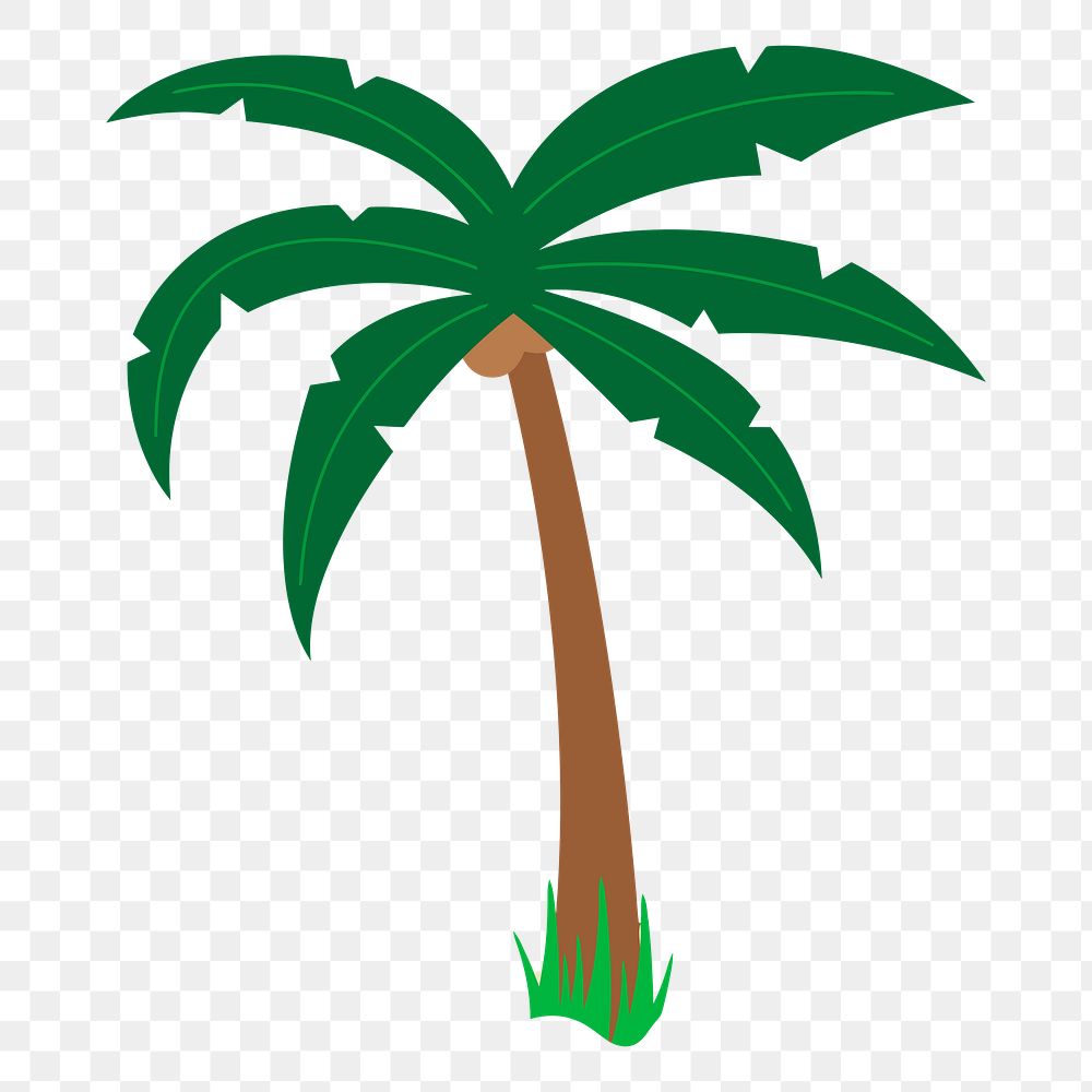 Palm tree png sticker, tropical | Free PNG - rawpixel