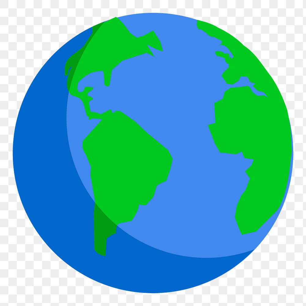 Earth png sticker, transparent background. Free public domain CC0 image.
