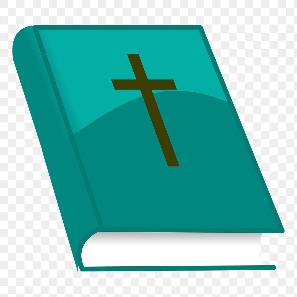 Bible book png sticker, transparent background. Free public domain CC0 image.