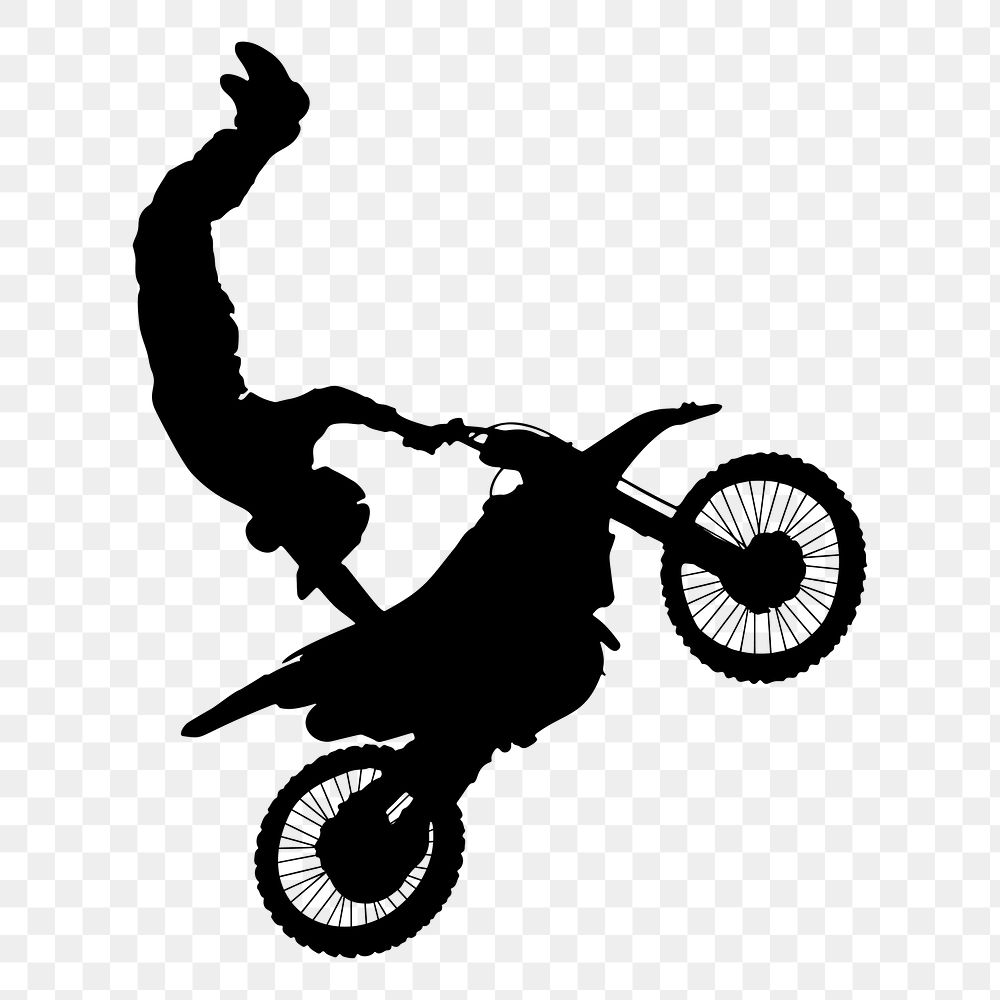 Motocross man png sticker, transparent background. Free public domain CC0 image