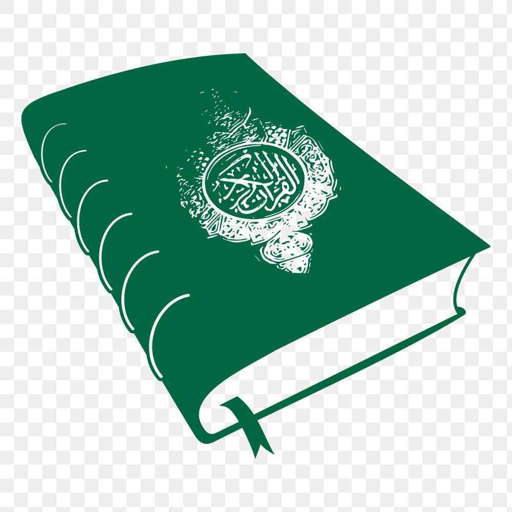 Green book png sticker illustration, transparent background. Free public domain CC0 image.