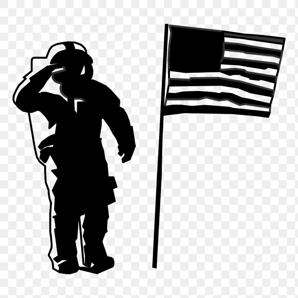 American astronaut salute png sticker, transparent background. Free public domain CC0 image