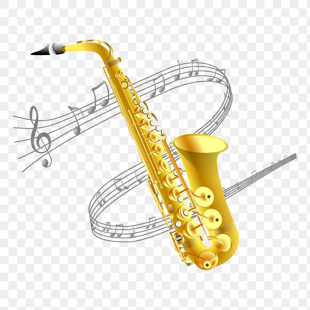 Strumento musicale adesivo png sassofonoStrumento musicale adesivo png sassofono  