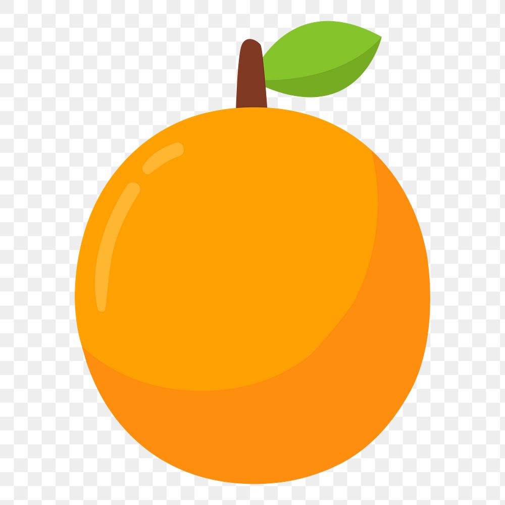 Tangerine png sticker fruit illustration, transparent background. Free public domain CC0 image.