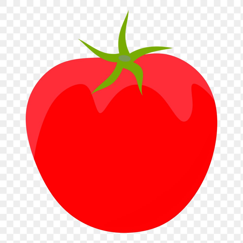 Tomato png sticker, transparent background. Free public domain CC0 image.