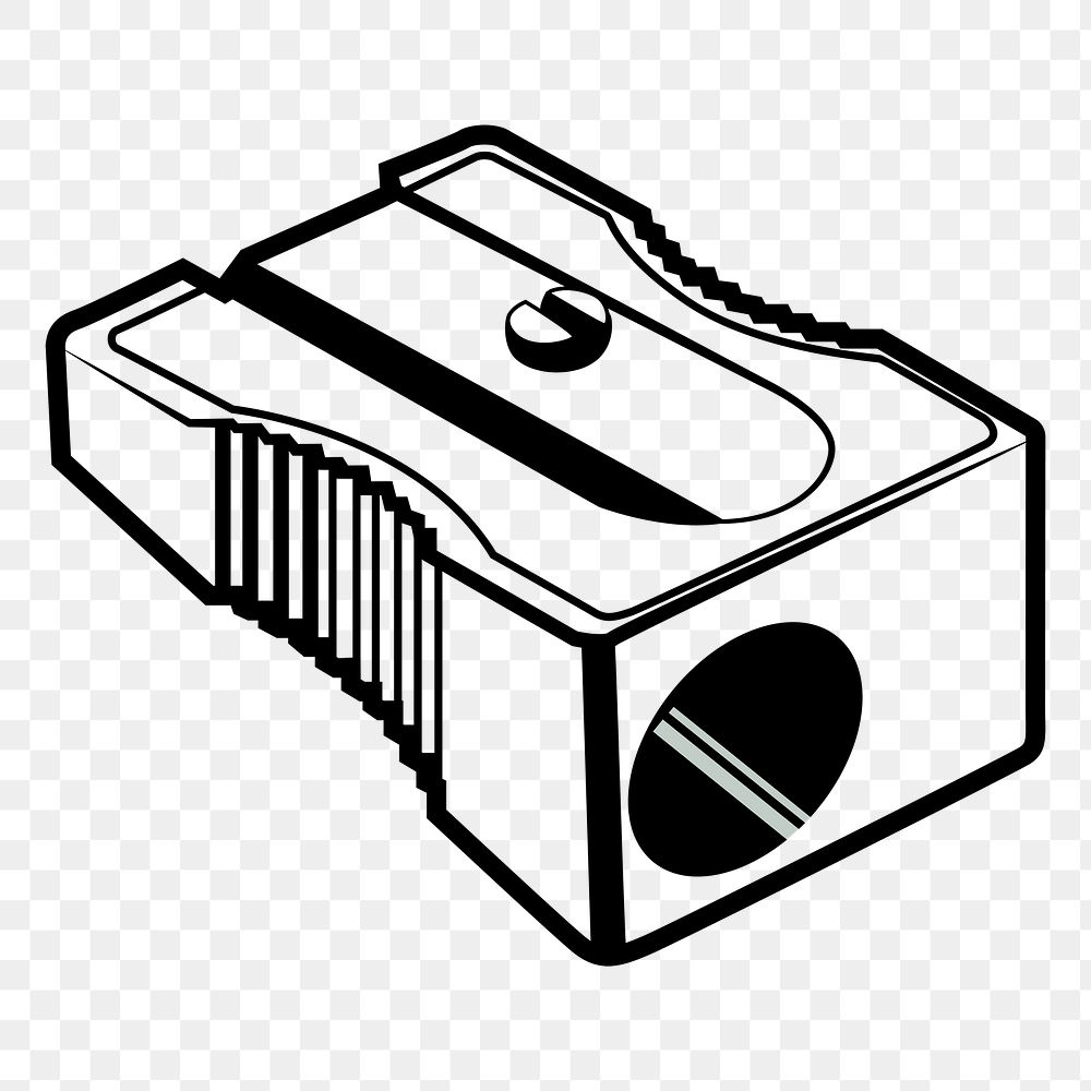 Sharpener png sticker, transparent background. Free public domain CC0 image.