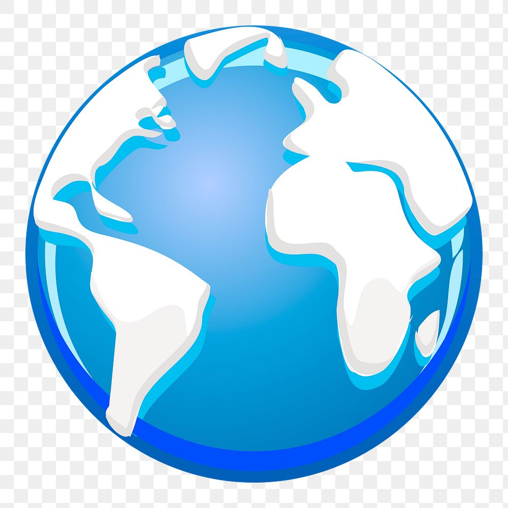 Globe png sticker geography illustration, transparent background. Free public domain CC0 image.