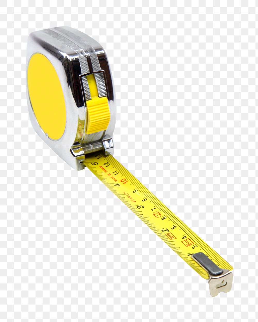 Tape measure png sticker, tool image on transparent background