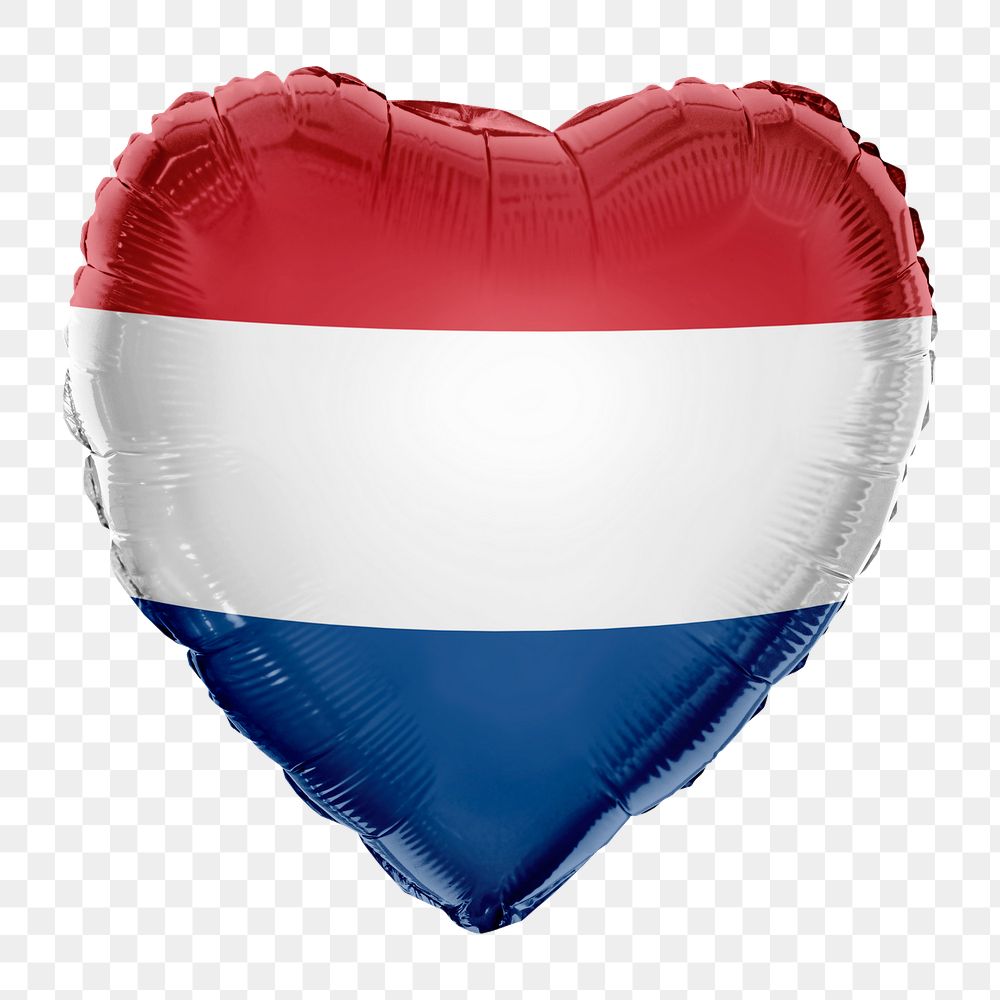 Luxembourg flag png balloon transparent background