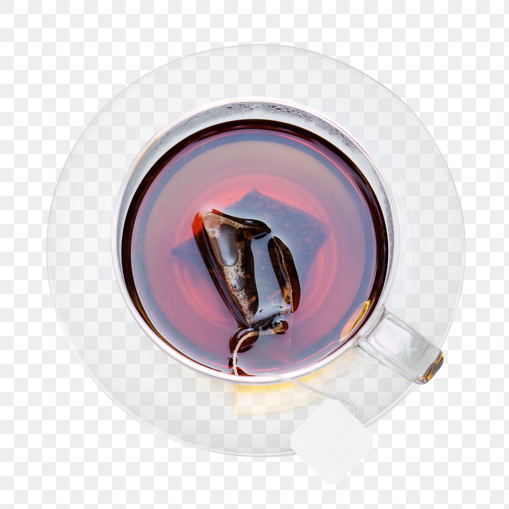 Cup of tea png sticker, beverage image, transparent background