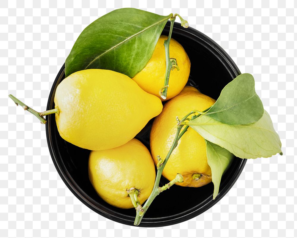 Lemon png sticker, fruit image, transparent background