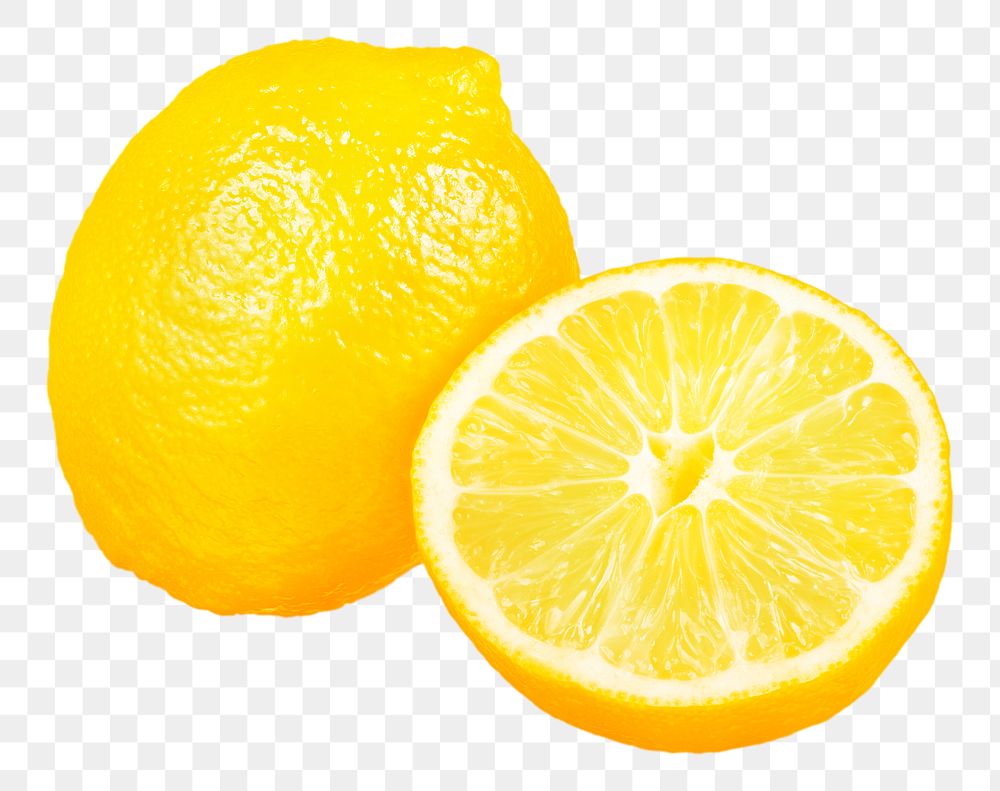Lemon png sticker, fruit image, transparent background