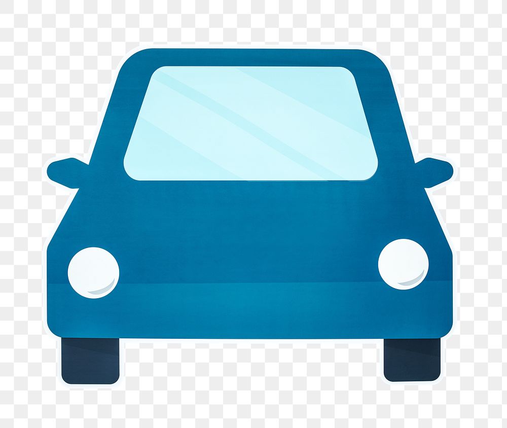 Car png sticker, transparent background