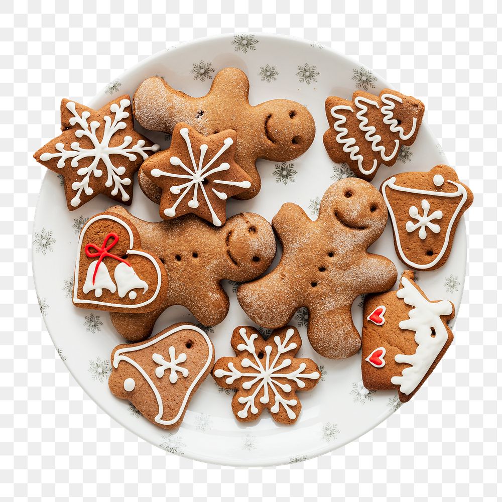 Christmas cookies png sticker, dessert | Free PNG - rawpixel