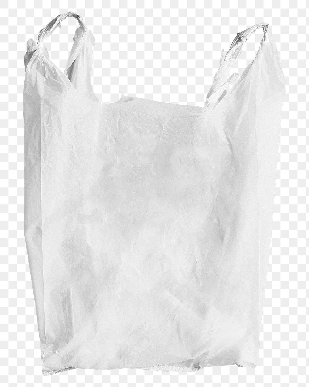 Plastic bag png sticker, white package transparent background