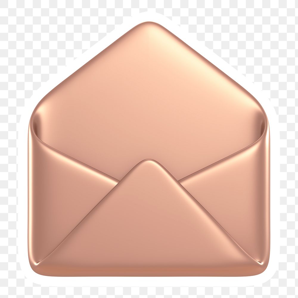 Envelope, email png icon sticker, transparent background