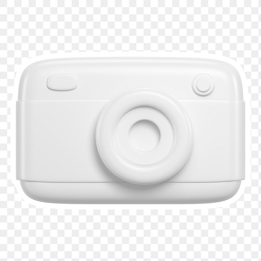 Camera roll png icon sticker, transparent background