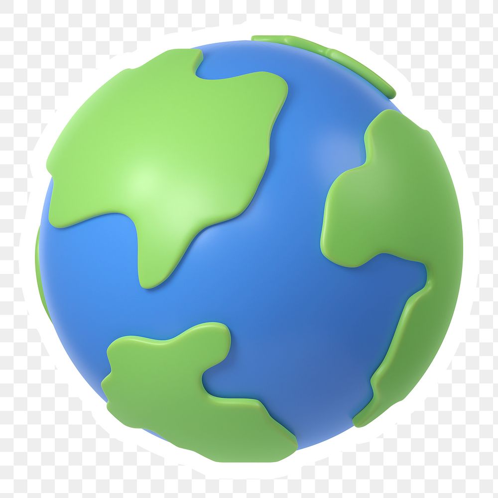 Globe, environment png icon sticker, transparent background