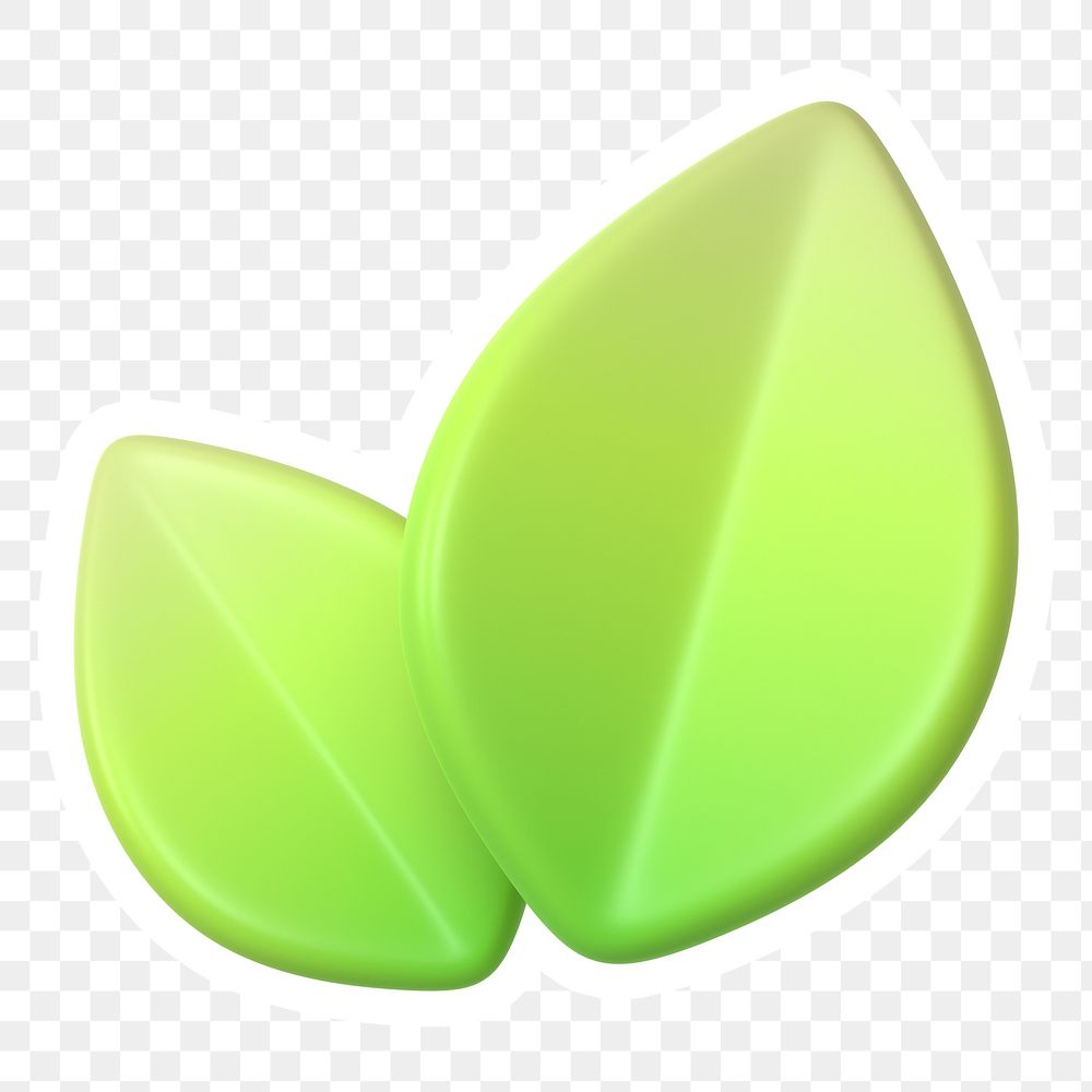 Leaf, environment png icon sticker, transparent background