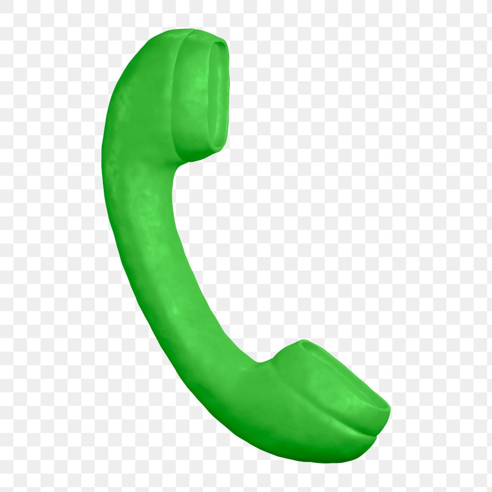 Telephone, contact png icon sticker, 3D rendering, transparent background