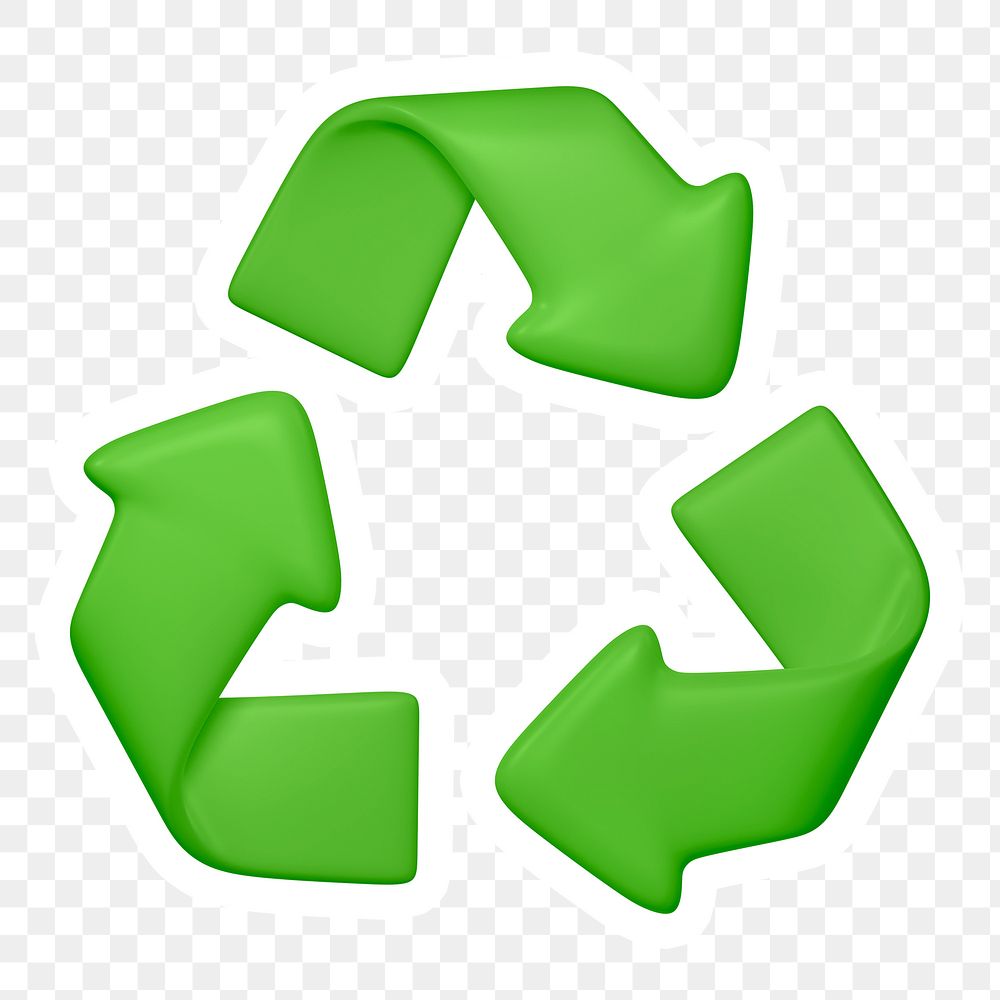 Recycle, environment png icon sticker, transparent background