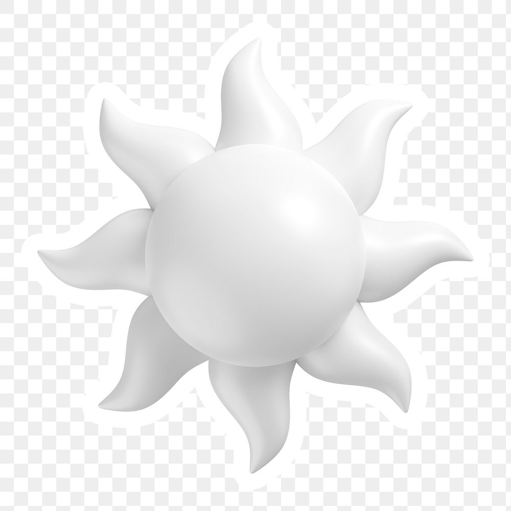 Sun, weather png icon sticker, transparent background