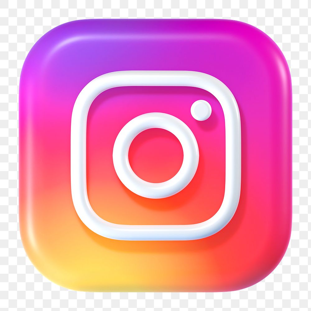 Instagram Icon Social Media 3D Premium Icons Rawpixel