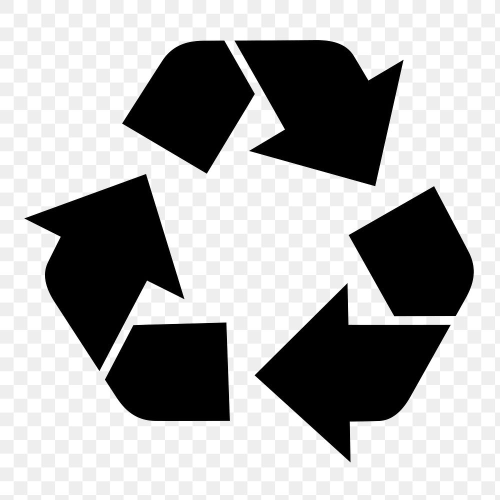 Recycle, environment png icon sticker, flat graphic on transparent background