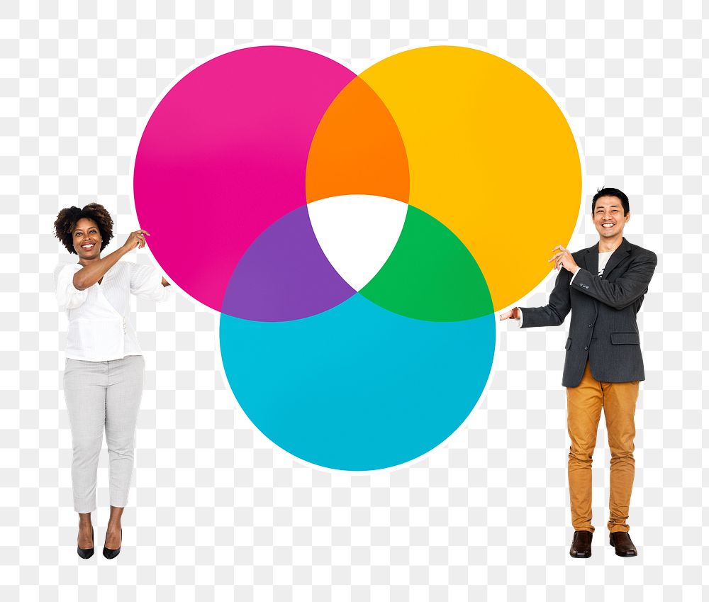 Business partnership png sticker, transparent background