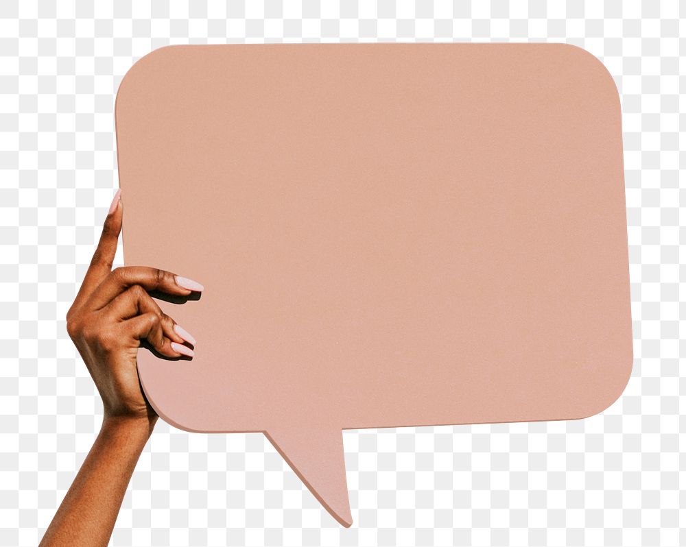 Speech bubble png sticker, transparent background