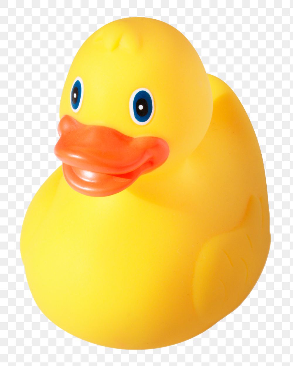Rubber duck png sticker, transparent background