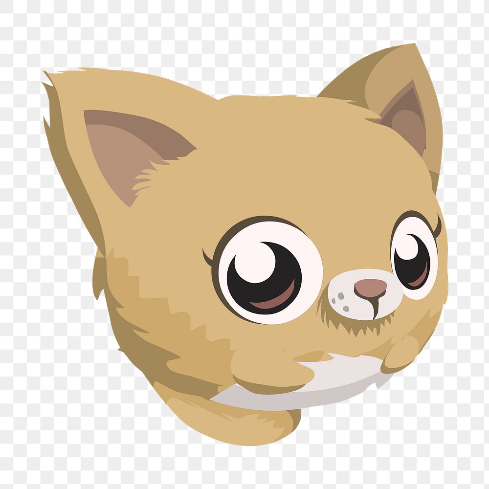 Cat character png sticker, Glitch game illustration, transparent background. Free public domain CC0 image.