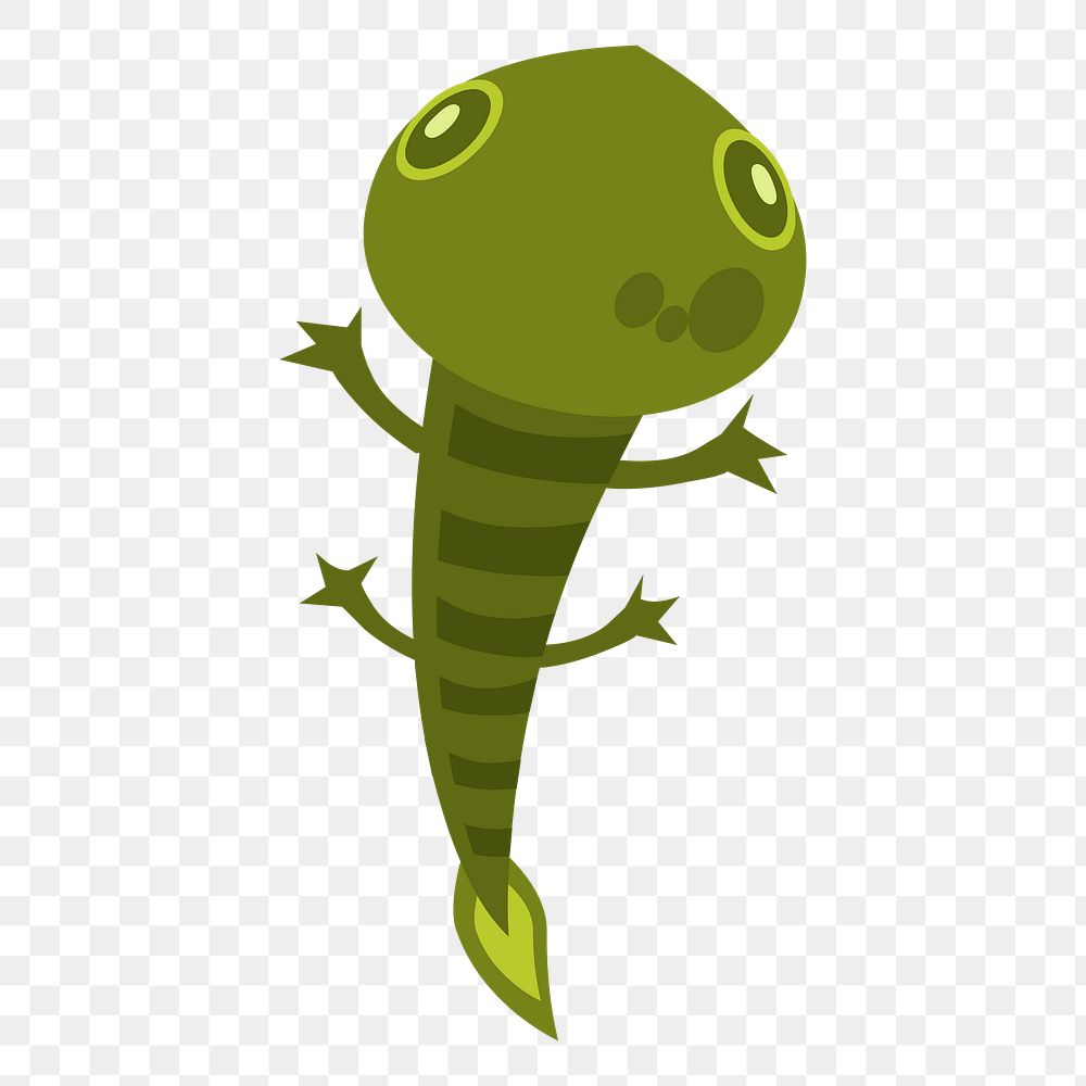 PNG  lizard, animal sticker, Glitch game illustration, transparent background. Free public domain CC0 image.