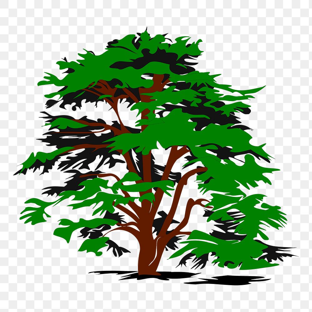 Lone tree png sticker, transparent background. Free public domain CC0 image.