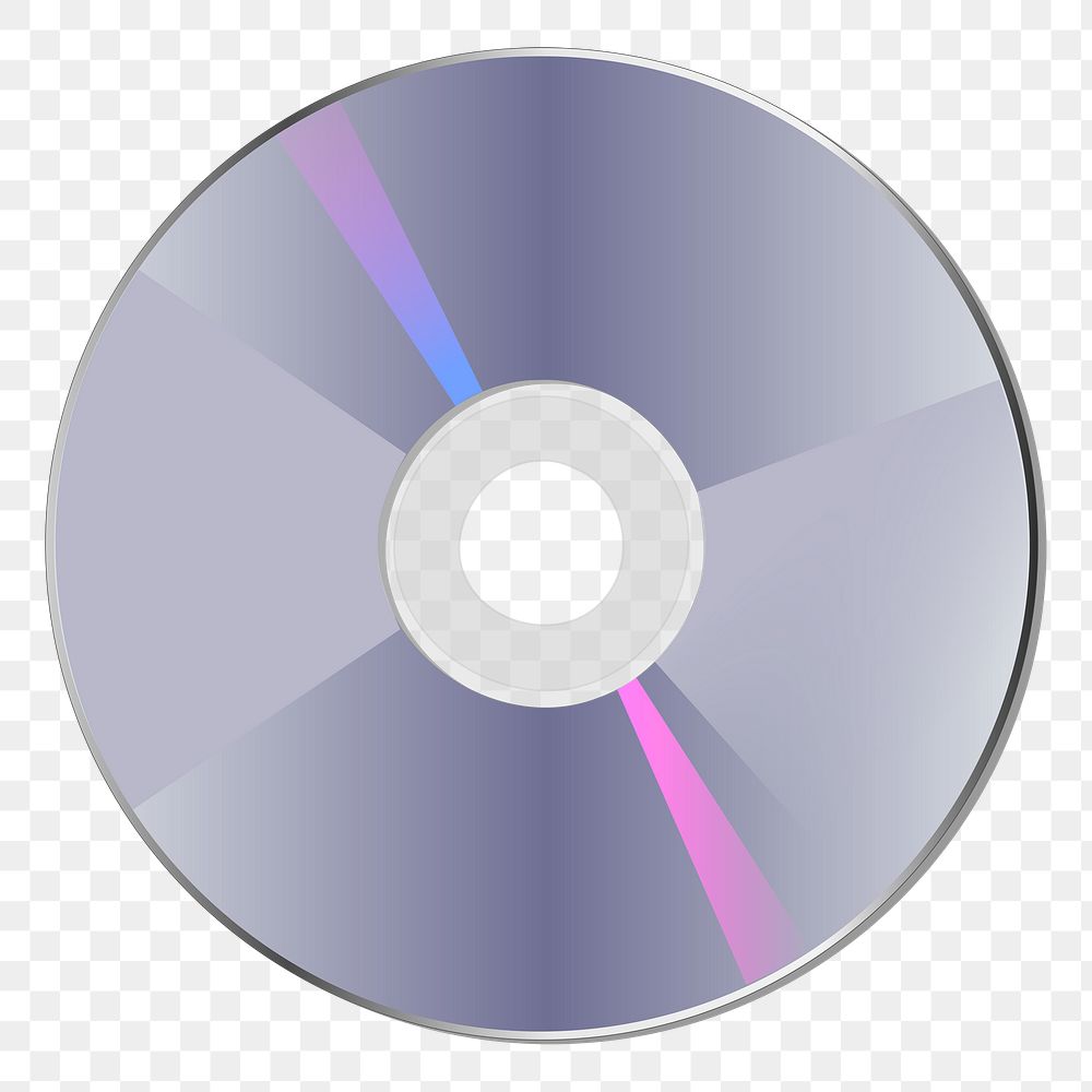 Compact disc png sticker, transparent background. Free public domain CC0 image.